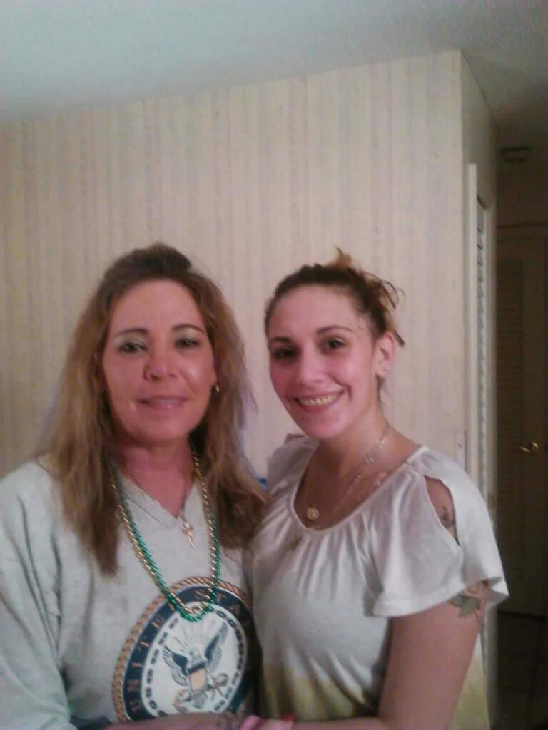 Carolyn Andriano und ihre Mutter